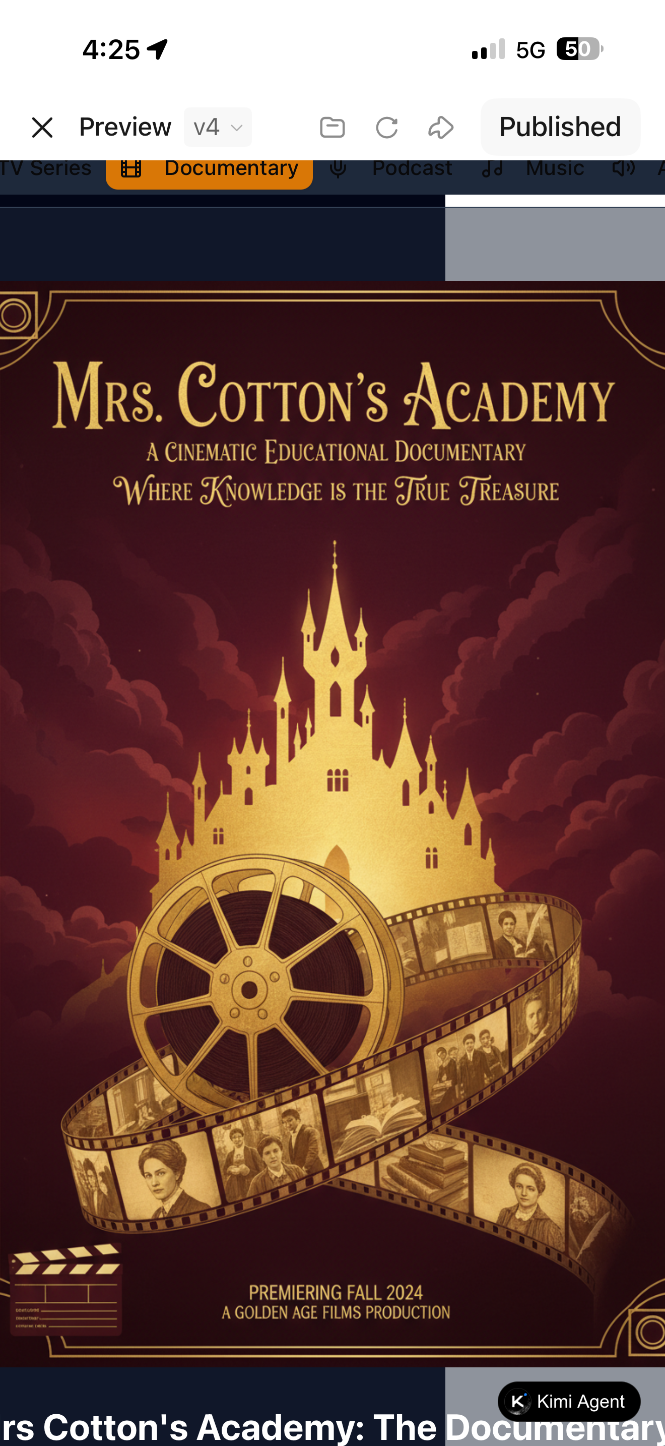 Mrs. Cotton's Academy Documentary